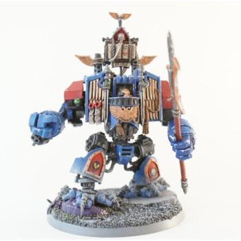 Blood Angels Librarian Dreadnought (Re-visited) by EmperorsChampion