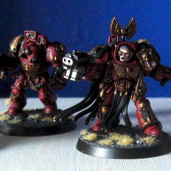 Space Hulk - Blood Angels Terminator Squad by leading_edge