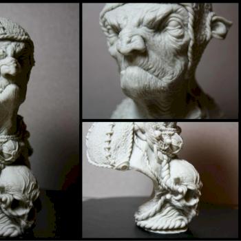 Troll bust resin kit by giorgosts