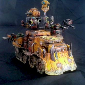 Ork Battlewagon/Full army by whitespiritdetergent