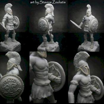 Greek Hoplite 60mm by Stavros Zouliatis