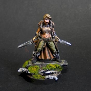 Female barbarian by DarkKnight