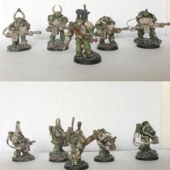 Chaos Space Marines Nurgle Havocs with Autocanons by Smu