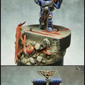 Ultramarines Veteran Sergeant (3rd Company, Scourge of the Xenos) by Thor-Modelling