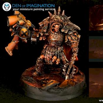 Cinematic Trailer inspired Horus miniature by DEN of IMAGINATION