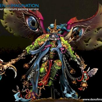 Daemon Primarch of the Death Guard. Based on Mortarion by Richard Gray. by DEN of IMAGINATION