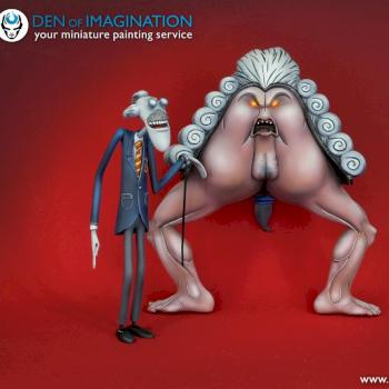 Rare collectible figures based on the animated characters from Pink Floyd's 'The Wall' by DEN of IMAGINATION