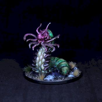 Carrion Crawler DnD Miniature by FrozenFireArts