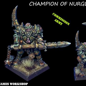 Chaos Champion of Nurgle by mousekiller