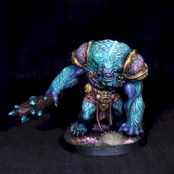 Yeti Miniature, DnD by FrozenFireArts