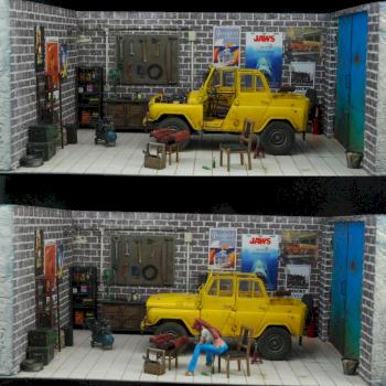 Garage diorama by SzymonR