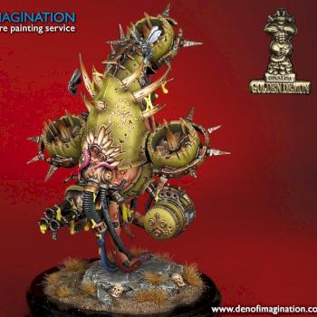 Foetid Bloat-drone - entry for Golden Demon 2022 by DEN of IMAGINATION