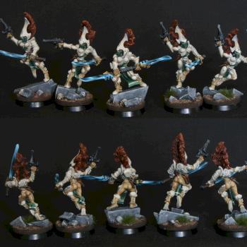 Eldar Howling Banshees by nels0nmac