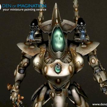 Craftworld Aeldari Ghost Warrior combat walker. by DEN of IMAGINATION