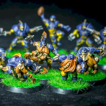 The Middenheim Maulers – Old World Alliance Blood Bowl Team by Ponycat miniatures