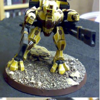 Tau Forgeworld Broadside Battlesuit by kram130