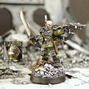 Imperial Guard Cadian Storm Trooper Sergeant by twitch