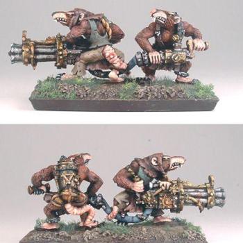 Skaven Ratling Gun Team by Dr.Morbius