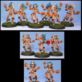 Amazon Blood Bowl Team by Munky n ur sock