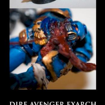 Dire avenger exarch by Alcarothar