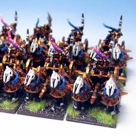 Warmaster (10mm) Chaos Chariots Brigade by legdba