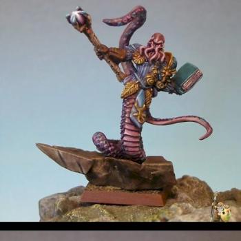 Slaanesh´s Sorcerer by The Dwarf s Workshop