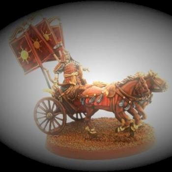 KHANDISH KING IN WAR CHARIOT by PAINTONY