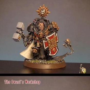 Black Templar Terminator Commander by The Dwarf s Workshop