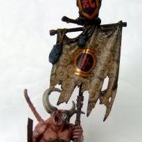 Chaos Ogre Banner Bearer by BeastMum