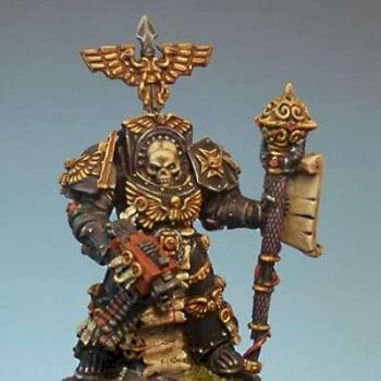 Space Marine Terminator Chaplain by The Dwarf s Workshop