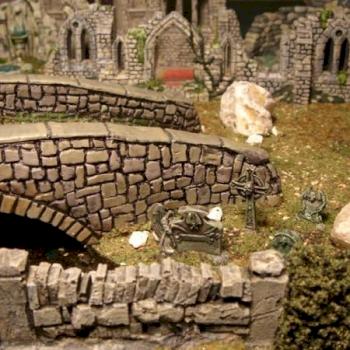 Bridge and Cemetery diorama (terrain) by DjTherapy