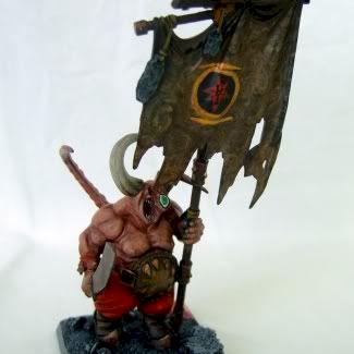 Chaos Ogre Banner Bearer by BeastMum