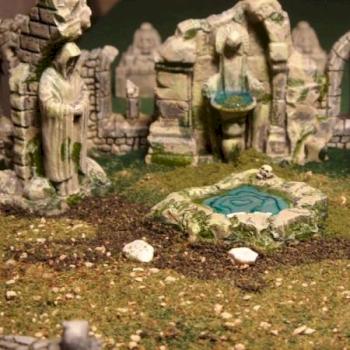 Sacred pool diorama (terrain) by DjTherapy