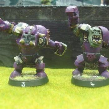 More Black orc Blockers from Bloodbowl by OrkyDave