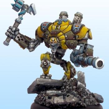 Warmachine Cygnar Heavy Warjack Defender by Bu2