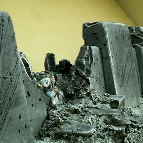 The bombarded wall (scenery, terrain) by philydorf