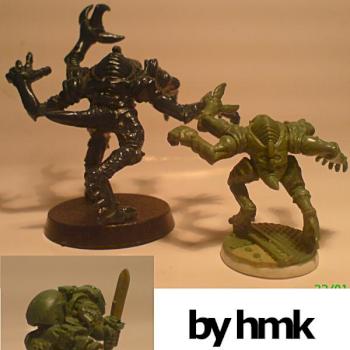 Mini Genestealer + Mini Terminator arms by Arekarkadiusz