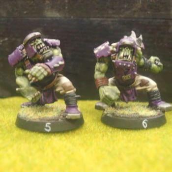 Converted Bloodbowl Lineorcs by OrkyDave