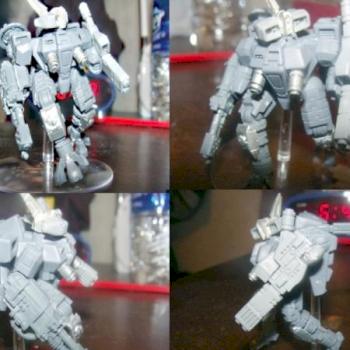 Tau Empire Battlesuit Conversion by DAMONX9