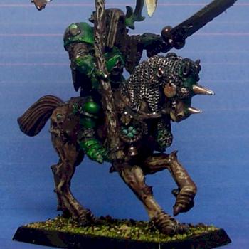 Nurgle mounted battle standard by Undave