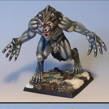 Ilyad Games Werewolf on sculpted base by Wappellious