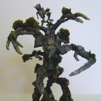 Wood elves - Treeman (little conversion) by MugeN