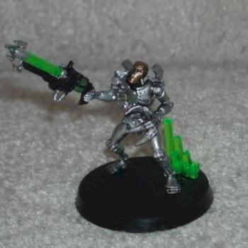 Custom Necron Lord by swordtrainer