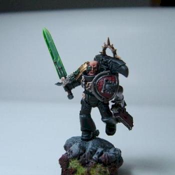 Deathwatch Veteran Brother Aegis, of the Blood Ravens by SilAx