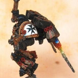 Black Templar Jump Pack Chaplin by big poppa bear