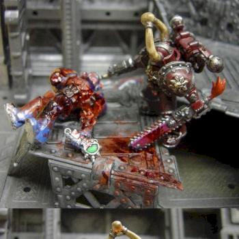 word bearer slaughtered marine by buffnerd