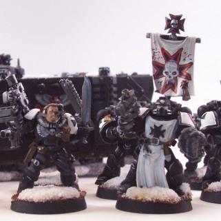 Black Templar Squad by StillLifeMiniatures