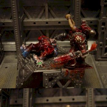 word bearer, slaughtered a space marine by buffnerd