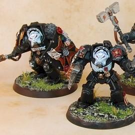 Black Templar Assault terminators by big poppa bear