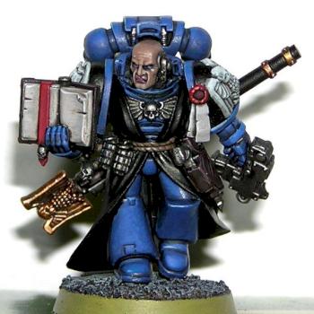 Librarian Dr Manhattan in Eisenhorn pose by TiberiusZ